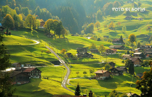 漫步全球最美小镇 瑞士格林德瓦尔德