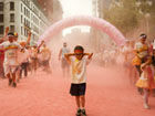 美国西雅图举办快乐“彩色赛跑”